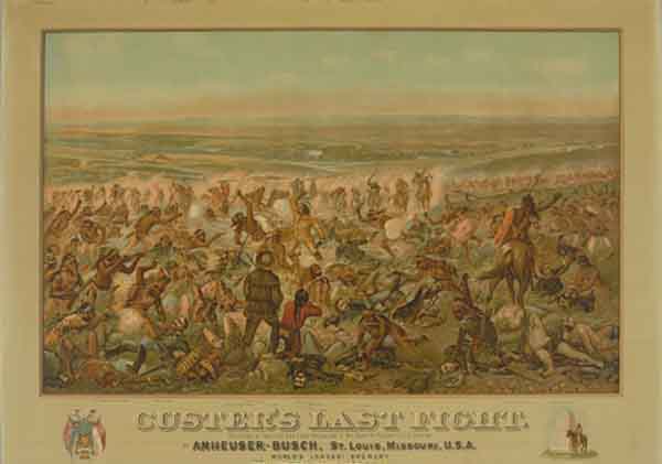 Painting of "Custer's Last Fight"